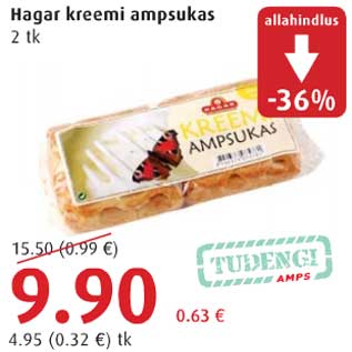 Allahindlus - Hagar kreemi ampsukas