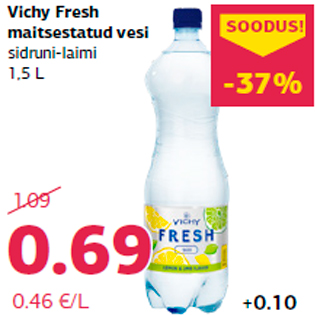 Allahindlus - Vichy Fresh maitsestatud vesi