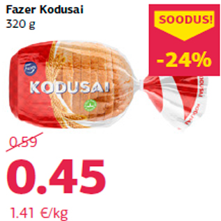 Allahindlus - Fazer Kodusai 320 g