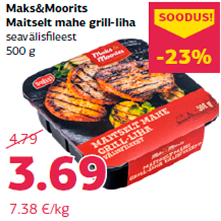 Allahindlus - Maks&Moorits Maitselt mahe grill-liha