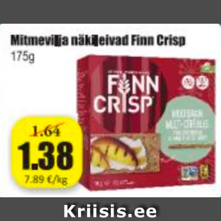 Allahindlus - Mitmevilja näkileivad Finn Crisp 175 g