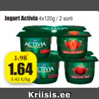 Скидка - Йогурт Activia