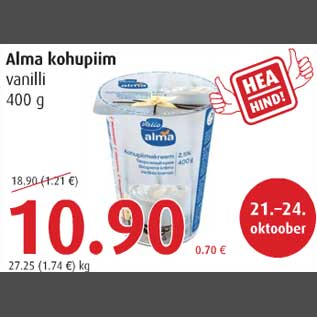 Allahindlus - Alma kohupiim