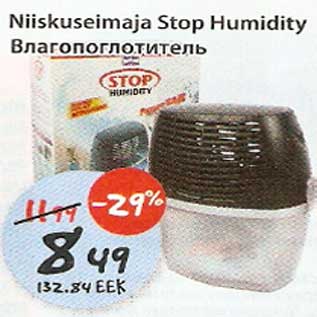 Allahindlus - Niiskuseimaja Stop Humidity