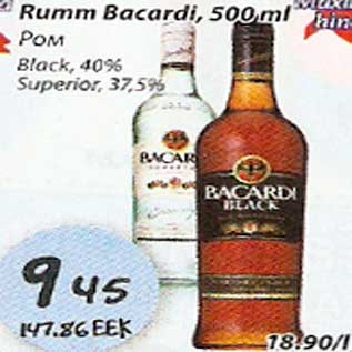 Allahindlus - Rumm Bacardi