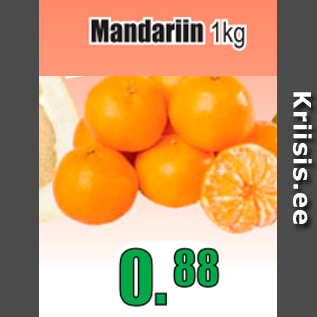 Allahindlus - Mandariin 1 kg