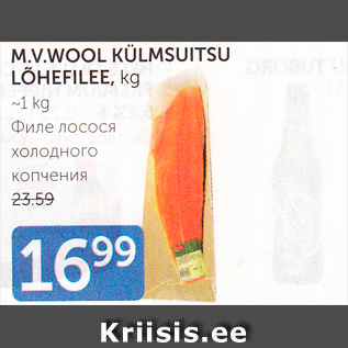 Allahindlus - M.V.WOOL KÖLMSUITSU LÕHEFILEE, KG