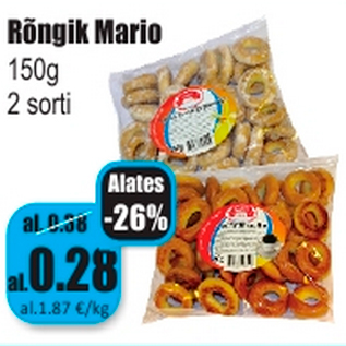 Allahindlus - Rõngik Mario