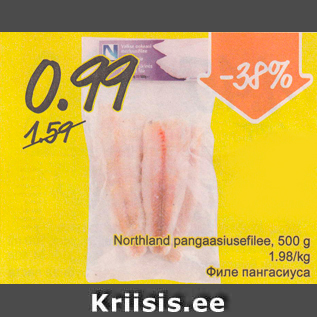 Allahindlus - Northland pangasiusefilee, 500 g