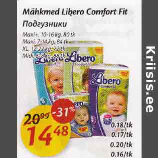 Allahindlus - Мähkmеd Libero Соmfоrt Fit