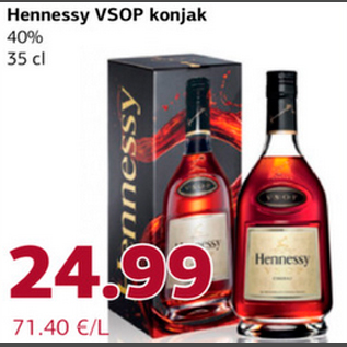 Allahindlus - Hennessy VSOP konjak