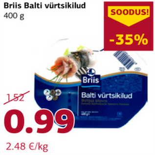 Allahindlus - Briis Balti vürtsikilud 400 g