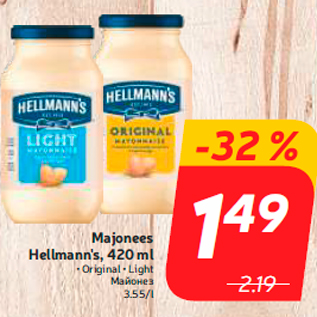 Allahindlus - Majonees Hellmann