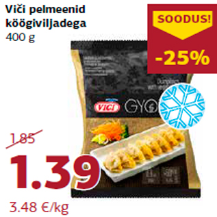 Allahindlus - Viči pelmeenid köögiviljadega 400 g