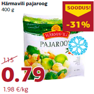 Allahindlus - Härmavili pajaroog 400 g