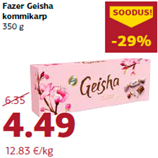 Allahindlus - Fazer Geisha kommikarp 350 g