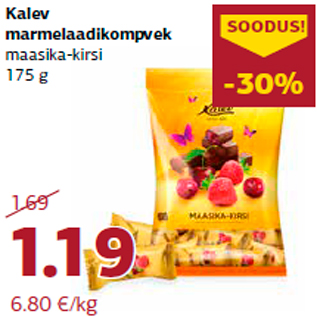 Allahindlus - Kalev marmelaadikompvek