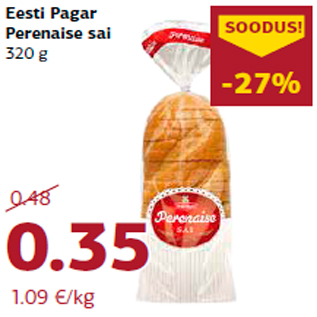 Allahindlus - Eesti Pagar Perenaise sai 320 g