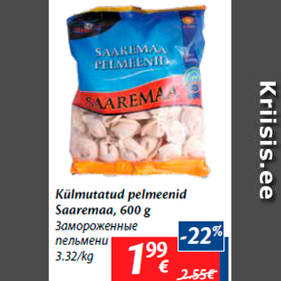 Allahindlus - Külmutatud pelmeenid Saaremaa, 600 g