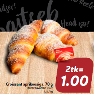 Allahindlus - Croissant aprikoosiga, 70 g