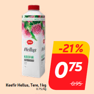 Allahindlus - Keefir Hellus, Tere, 1 kg