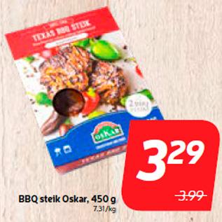 Allahindlus - BBQ steik Oskar, 450 g