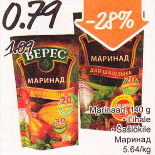 Скидка - Маринад