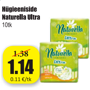 Allahindlus - Hügieeniside Naturella Ultra 10 tk