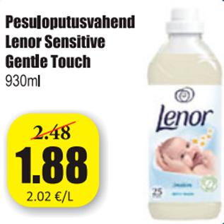 Allahindlus - Pesuloputusvahend Lenor Sensitive Gentle Touch 930 ml