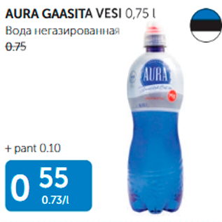 Allahindlus - AURA GAASITA VESI 0,75 L