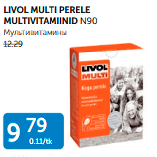 Allahindlus - LIVOL MULTI PERELE MULTIVITAMIINID №90