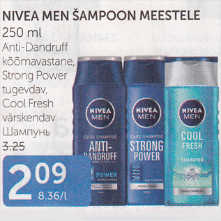 Allahindlus - NIVEA MEN ŠAMPOON MEESTELE 250 ml