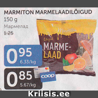 Allahindlus - MARMITON MARMELAADILÕIGUD 150 G