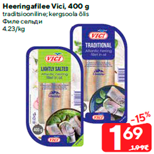 Allahindlus - Heeringafilee Vici, 400 g