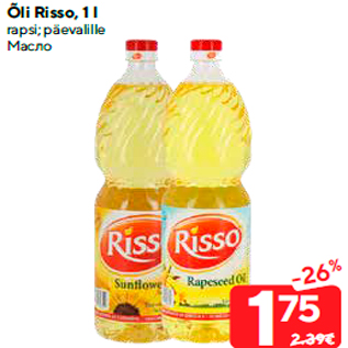 Allahindlus - Õli Risso, 1 l