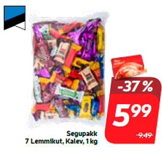 Allahindlus - Segupakk 7 Lemmikut, Kalev, 1 kg