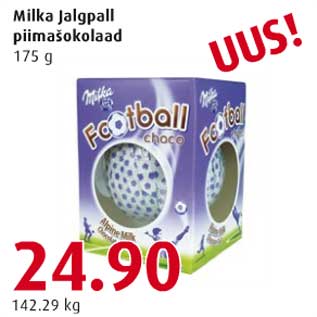 Allahindlus - Milka jalgpall piimašokolaad