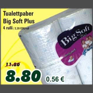 Allahindlus - Tualettpaber Big Soft Plus