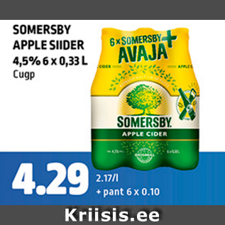 Allahindlus - SOMERSBY APPLE SIIDER