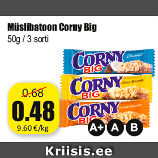 Allahindlus - Müslibatoon Corny Big