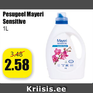 Allahindlus - Pesugeel Mayeri Sensitive 1L