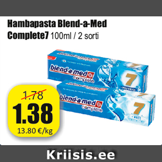 Allahindlus - Hambapasta Blend-a-Med Complete7