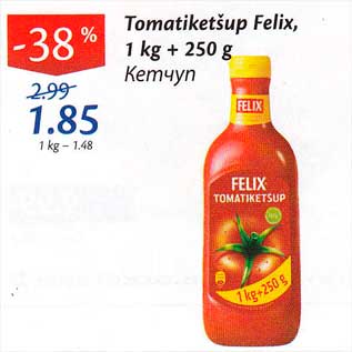 Allahindlus - Tomatiketšup Felix