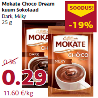 Allahindlus - Mokate Choco Dream kuum šokolaad