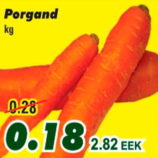 Скидка - Морковь