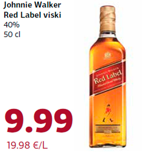 Allahindlus - Johnnie Walker Red Label viski