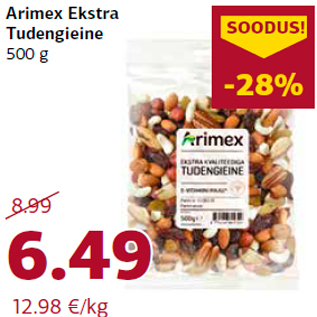 Allahindlus - Arimex Ekstra Tudengieine 500 g