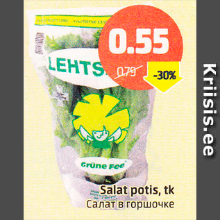 Allahindlus - Salat potis, tk