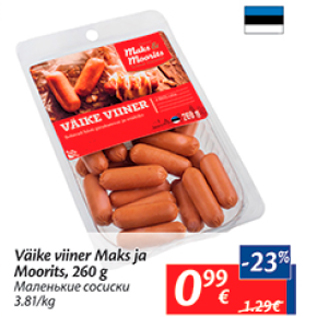 Allahindlus - Väike viiner Maks ja Moorits, 260 g