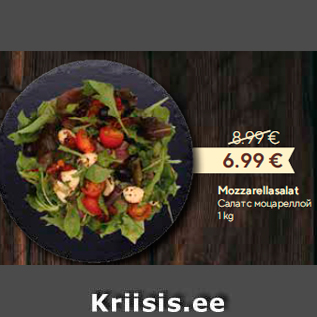 Allahindlus - Mozzarellasalat 1 kg